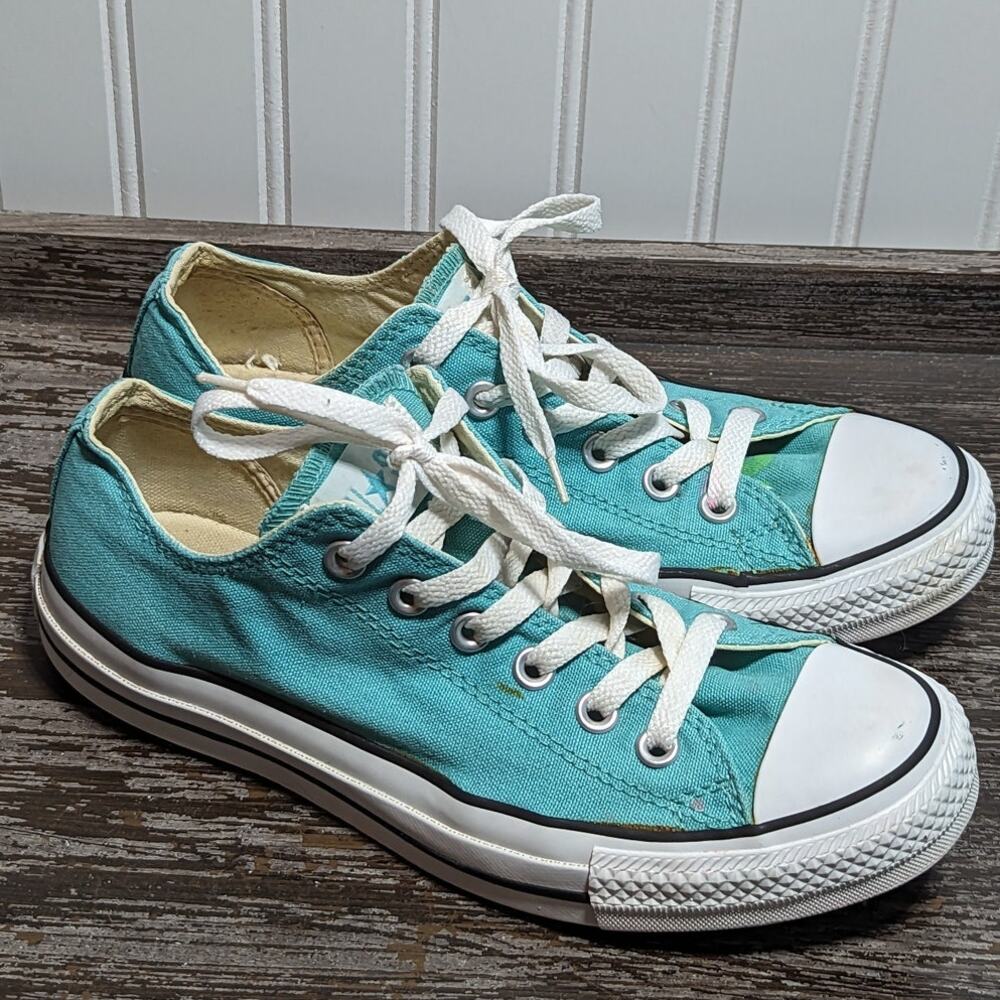 Converse Unisex Mint Green Classic Lace Up Sneaker Size Men's 6/Wos 8